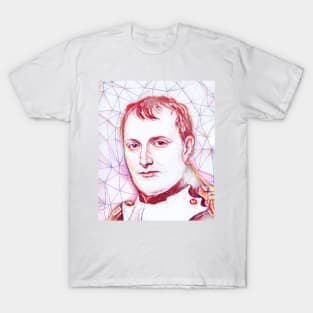 Napoleon Portrait | Napoleon Artwork | Line Art T-Shirt